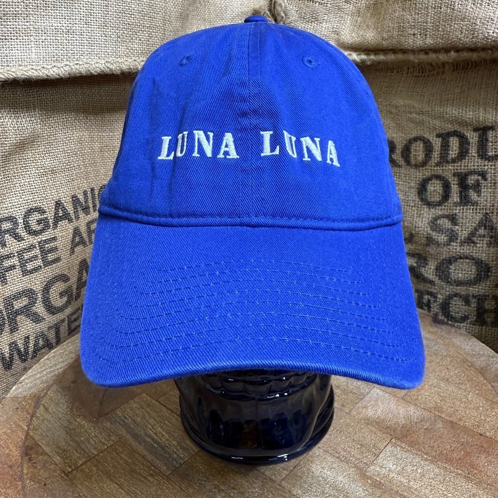 Luna Luna 1987 Retro Cap Andre Heller Artist Cobalt Blue Hat Cap Twill Cotton
